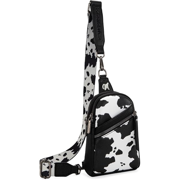 Cow Print Sling Backpack Casual Daypack Adjustable Crossbody Bag for Travel Gym Cow Print Sling Bag Crossbody Chest Backpack For Women Men  main image 4