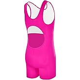 Alikhonf Girls Swimsuit Sleeveless Bathing Suits Back Cutout Summer Swimwear with Removable Chest pad 6-14 Years