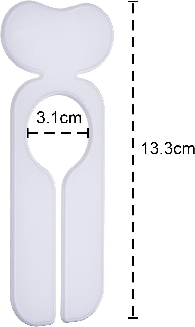 clothing rack dividers on Amazon Com Willbond 20 Pack Blank Clothing Rack Size Dividers Rectangular Closet Dividers Heart Shaped For Home Closet Cloth Store Home Kitchen