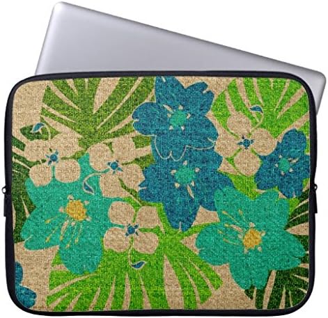 Limahuli Garden Hawaiian Neoprene Wetsuit Laptop Sleeve 17 Inch,Notebook/MacBook Pro/MacBook Air Laptop