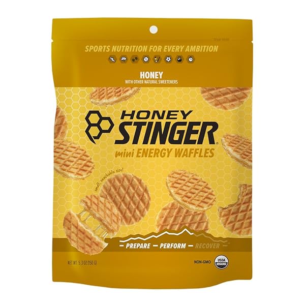 HONEY STINGER ORGANIC MINI HONEY WAFFLES, ENERGY STROOPWAFEL...