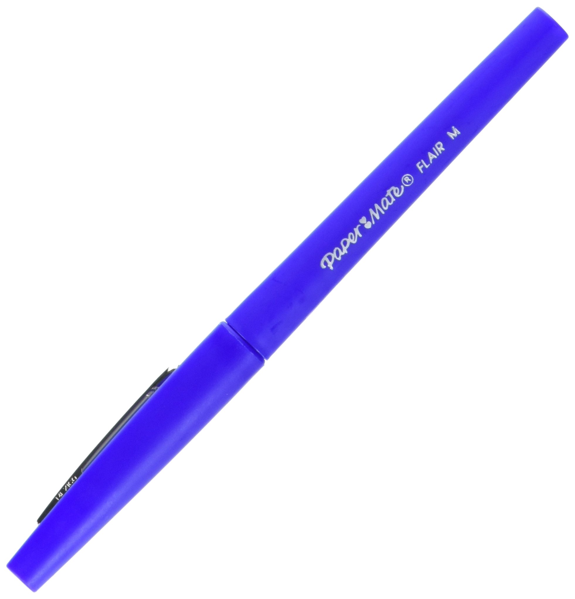 Paper Mate Flair Felt Tip Pens Medium Point Blue 12Count 12Pack Free