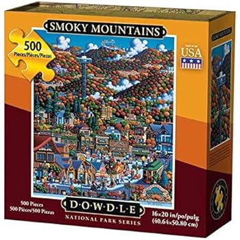 Dowdle Jigsaw Puzzle - Smoky Mountain National Park - 500 Piece