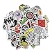 Laptop Stickers [100 pcs], Breezypals Car Stickers Luggage Decal Graffiti Guitar Skateboard Vinyl Stickers for Laptop, Rock and Roll Music Band Stickers- No-Duplicate Sticker Pack