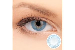 COOLCONTACTS 1 T Royal Blue Contact Lenses, Non-Prescription