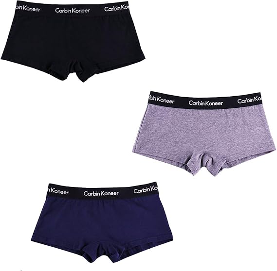 Amazon Co Jp Mono To Ran レディース ボクサーパンツ ボクサーショーツ ユニセックス 下着 3枚 セット ウエストブラック 服 ファッション小物