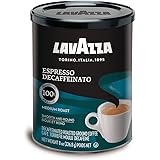 Lavazza Decaffeinated Espresso Ground Coffee, 8 oz (Pack of 2)