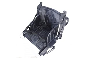 DOPHO Patient Lift Transferring Belt Board Emergency Evacuation Chair Wheelchair Full Body Medical Lifting Sliding Sling Transfer Belt Mat for Seniors,Handicapped,Elderly,Bedridden (Chair Shape Padded)