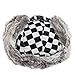City Hunter Checkered Jacquard Trapper Bomber Cap Hat w/Faux Fur