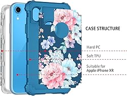 Miqala Compatible with iPhone XR Case,Glow in The