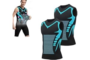 LOOPYAURA Maynox Vitaboost Compression Shirt, 2024 New Version Ionic Shaping Sleeveless Vest for Men Build Perfect Body