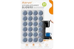Aieve Appliance Slider, 24 Pcs Small Appliance Rollers Kitchen Gadgets, Self Adhesive Caster Wheels Kitchen Finds Home Must H
