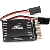 Haoyull SBUS to PWM/PPM Decoders 16 Channel Converter Receiver Signal Decoders Transmitters for Futaba Orange Frsky SBUS