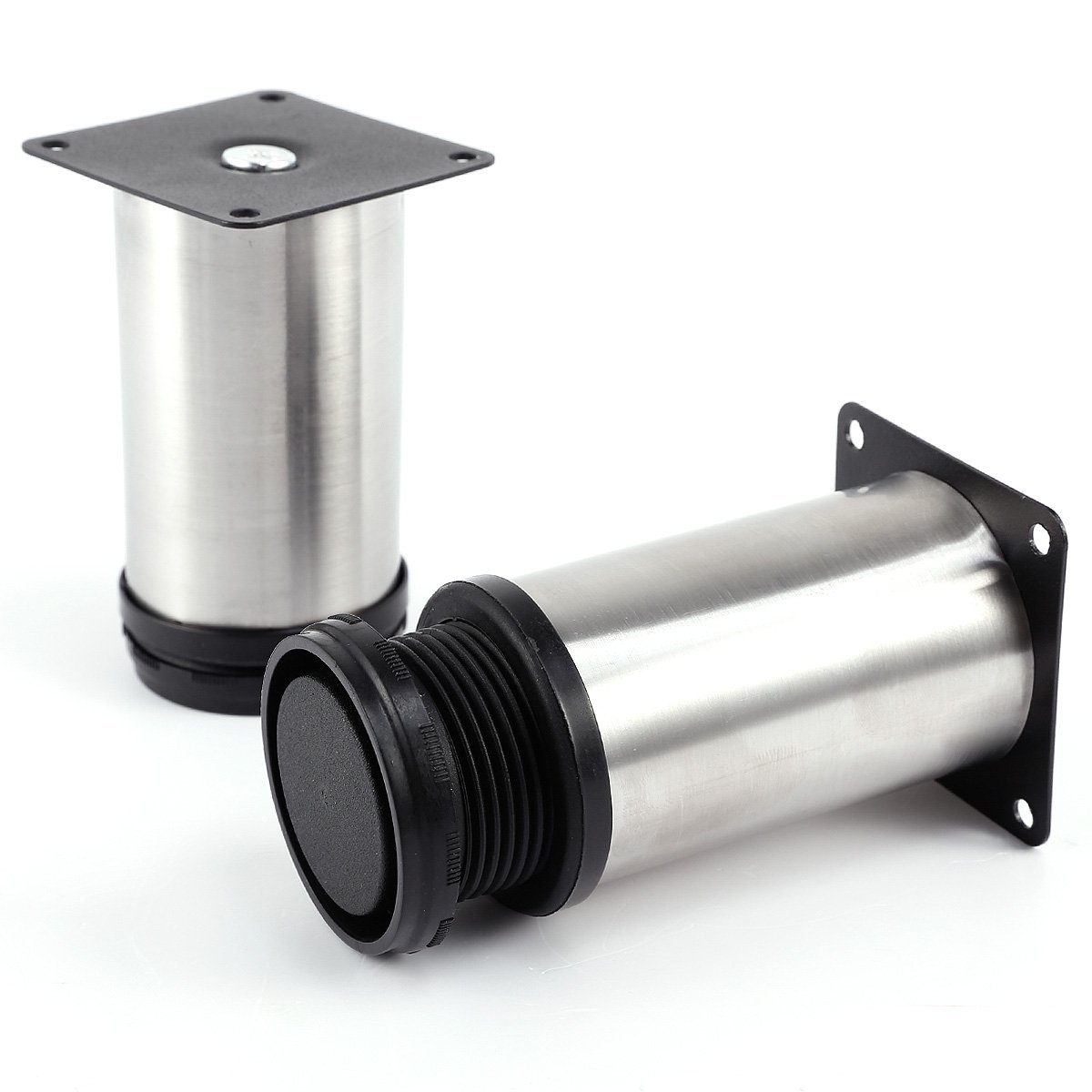 SurePromise 4PCS Stainless Steel Adjustable Feet Kitchen Cupboard Sofa