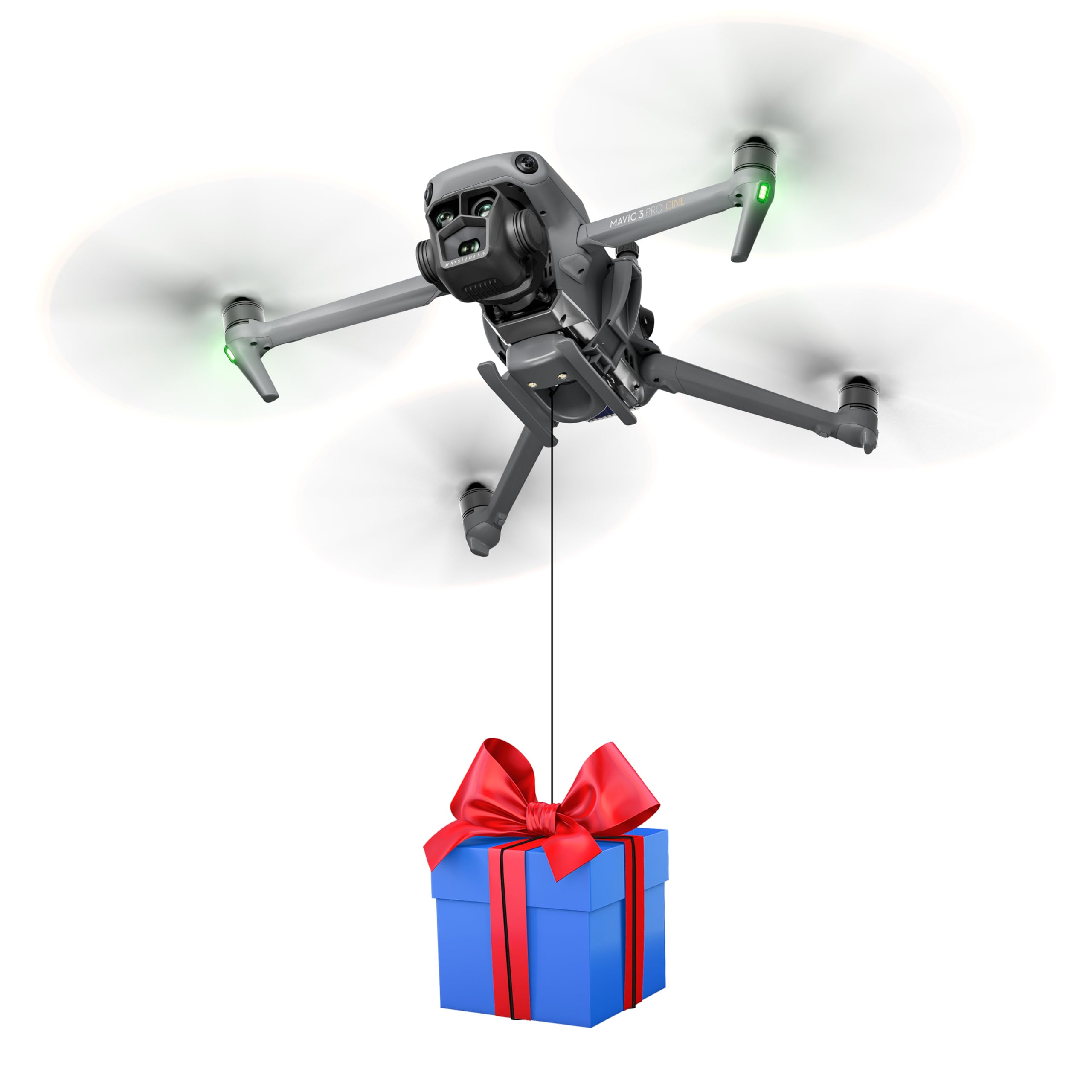 Photo 1 of (3 in 1) FLYDrone Mavic 3 Pro Landing Gear with Airdrop System, Payload/Delivery/Transport Release Device for DJI Mavic 3 Classic/Mavic 3/Mavic 3 pro Accessories Lights Landing legs