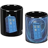 Doctor Who TARDIS Vortex Heat Reactive Color Changing Tea Coffee Mug Cup