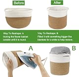 tenn well 20cm Plant Pot with Liner Cotton Indoor Planter Woven Basket view 5