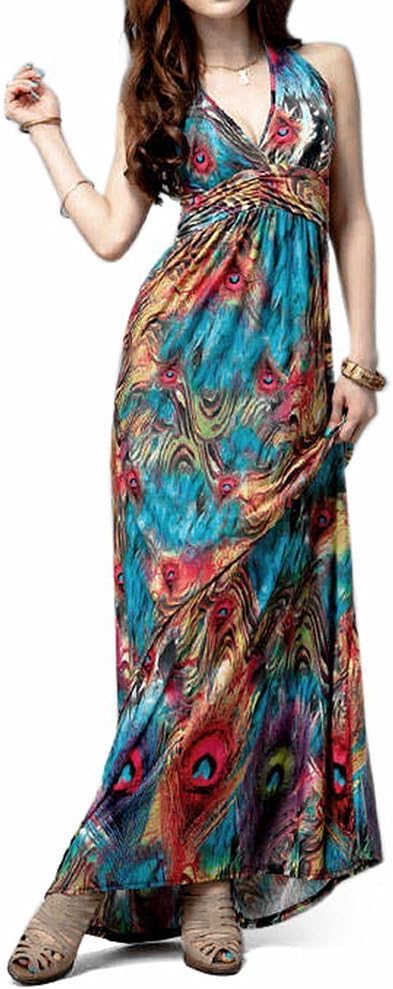 Esther Cullum Women's Maxi Sleeveless Backless Bandage Long Dresses