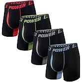 HOOFESAN Men's Multipack Underwear Boxer Briefs Breathable Soft Trunks Underwear For Men