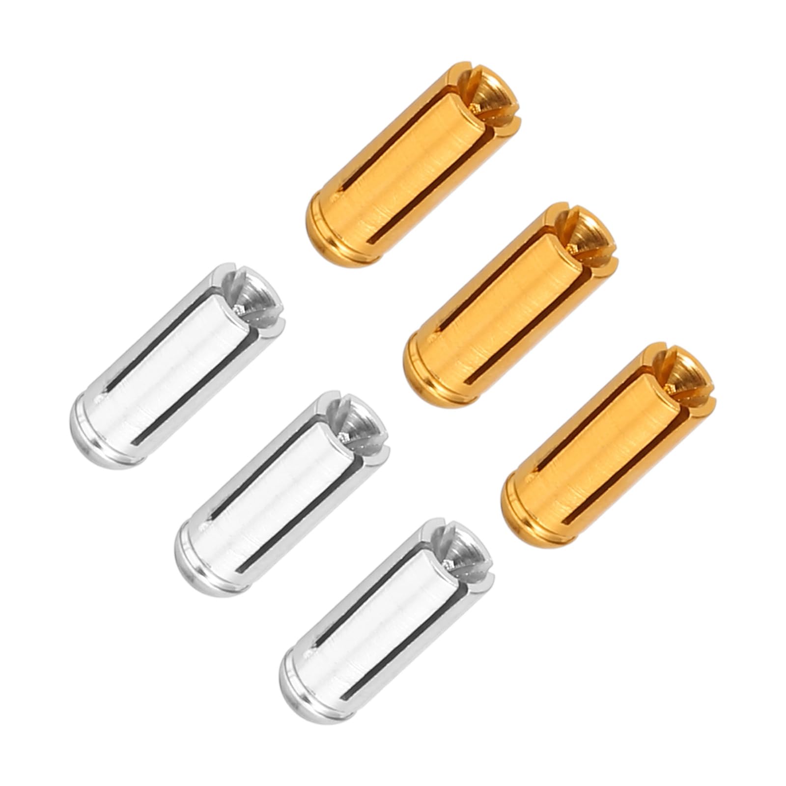 PATIKIL Dart Flight Protectors, 6 Pack Aluminum Dart Accessories for Enhanced Durability, Silver Tone Gold Tone