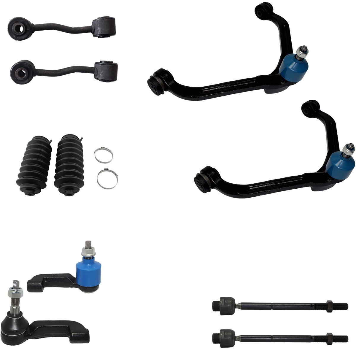 Buy Detroit Axle New 10pc Complete Front Suspension Kit for Jeep