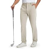 M MAELREG Golf Mens Stretch Pants with Pockets - 30"/32"/34" Quick Dry Lightweight Casual Comfy Work Mens Dress Pants