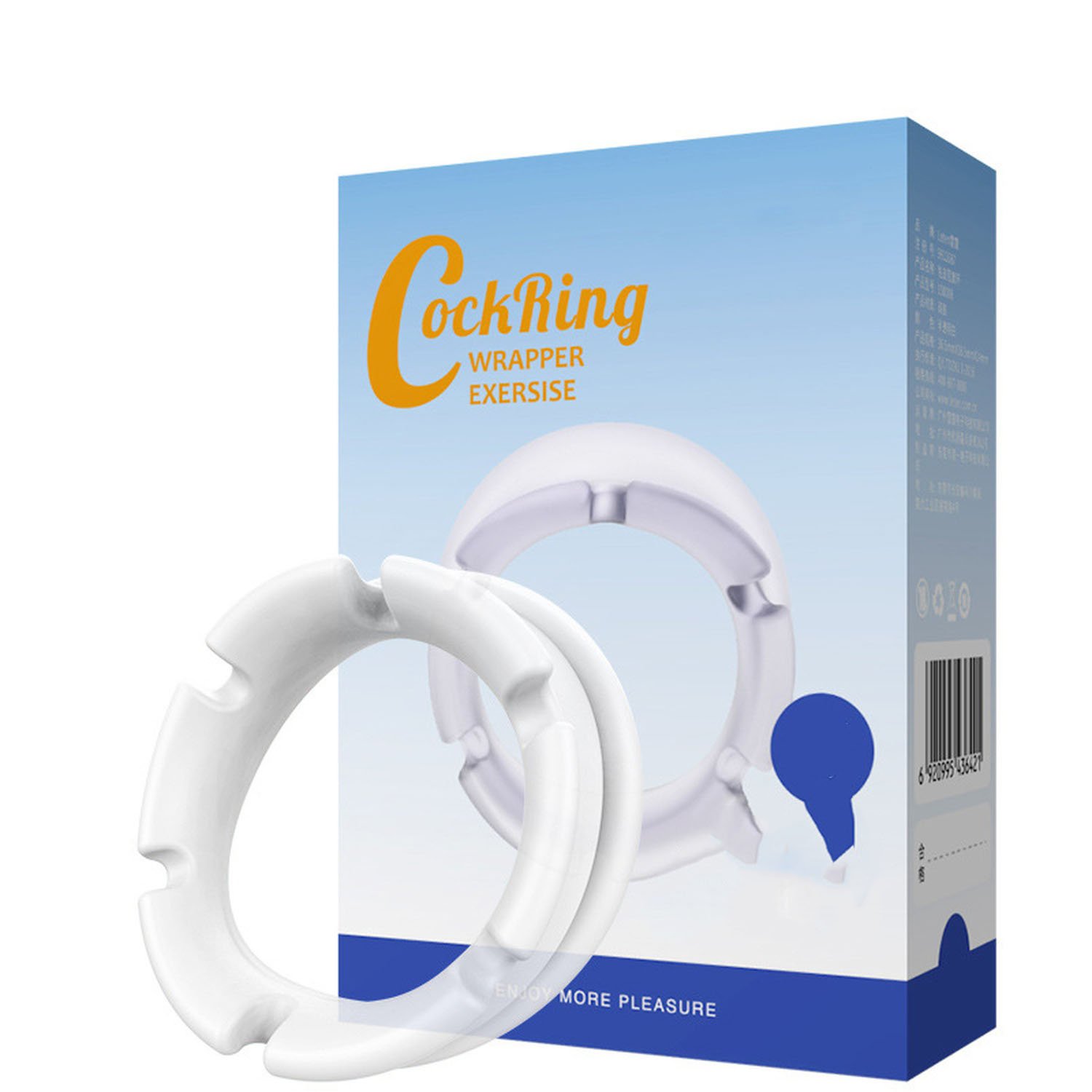 2pcs/Box Glans Ring Day,Night Types Foreskin Protection Ring Extender