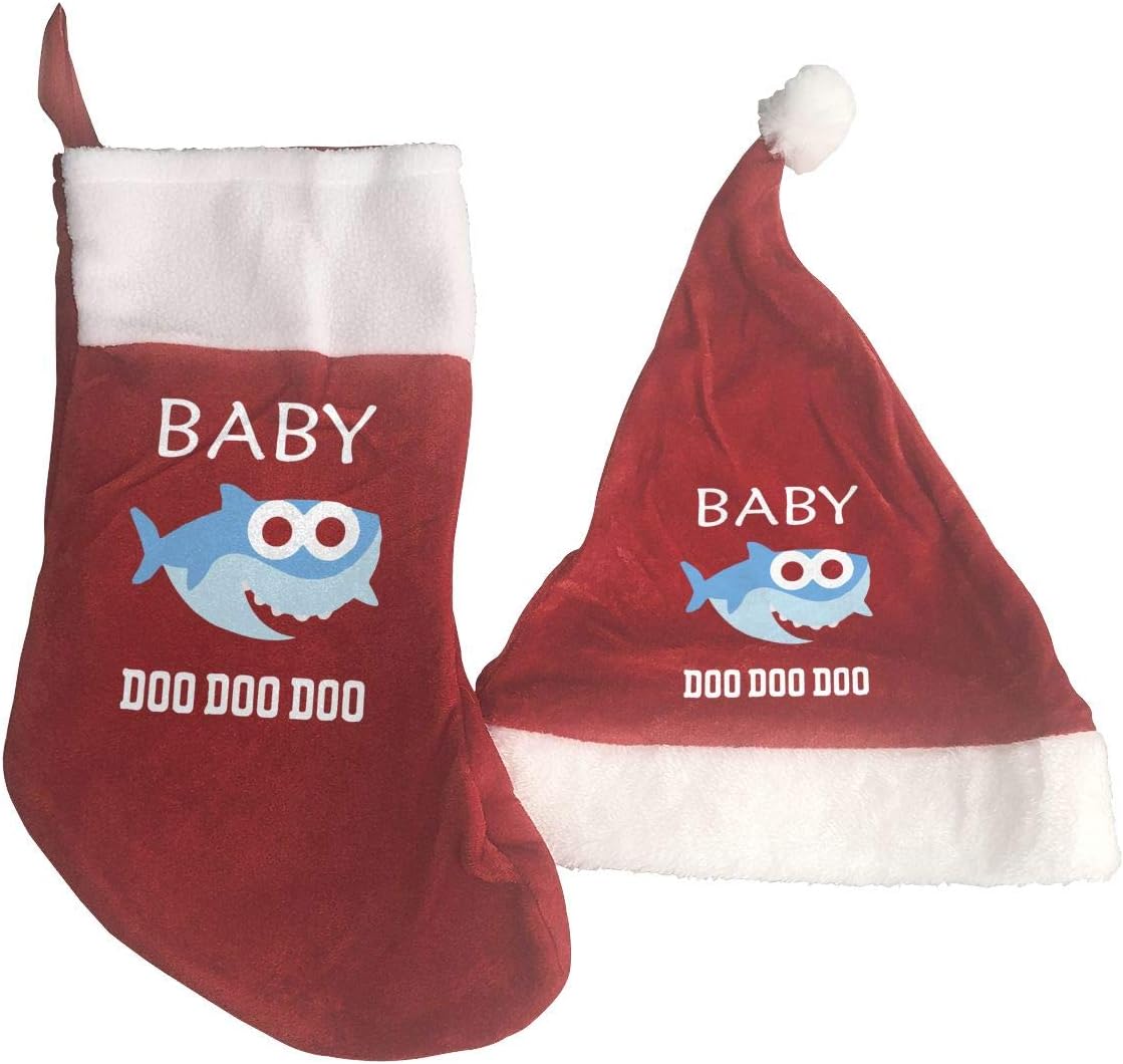 baby shark christmas stocking