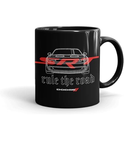 Amazon.com: Dodge Challenger Plum Crazy 15 oz White Coffee Mug