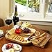 Picnic at Ascot Cheese/Charcuterie Board with Cheese Knives and Markers- Designed & Quality Checked in The USA