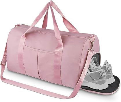 pink gym bag