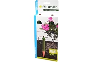 Blumat Plant Watering Devices - Tropf Maxi Outdoor Sensor Self Watering Planter Insert - Prevents Overwatering - Provides Consistent Hydration for Larger Plants and Deep Rooted Containers - 2 Pack