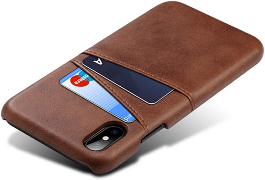 Leather Wallet for Men Slim Credit Card Holder for iPhone 10/ iPhone X