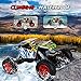 GoStock Remote Control Car, 1:18 Scale RC Car Off-Road All Terrain High Speed 2.4Ghz Radio Electric 4WD Hobby Grade Monster Truck Unique Graffiti Rock Crawler for Boys Girls Gift