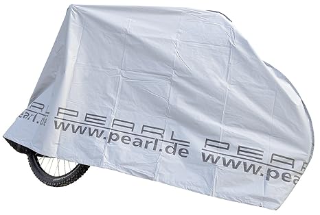 PEARL Fahrradgarage: Zweiradgarage für Fahrräder/E-Bikes/Motorroller, silber (Fahrradabdeckung)