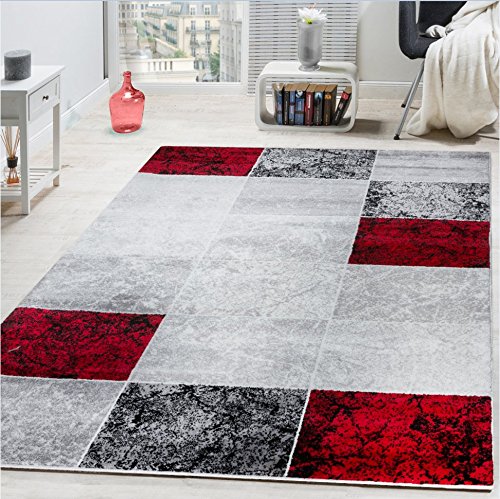 Paco Home Tapis De Créateur Contemporain à Carreaux Marbré