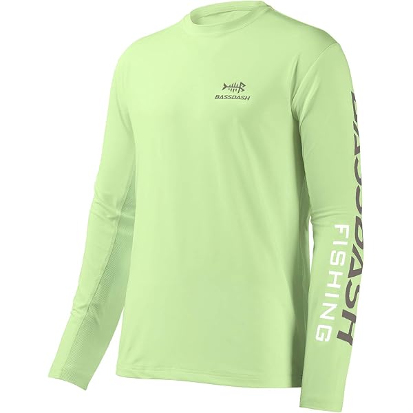 Salt Life Men's Stand Up Long Sleeve Performance Shirt - Nanotex Lightweight With UV 30 Sun Protection