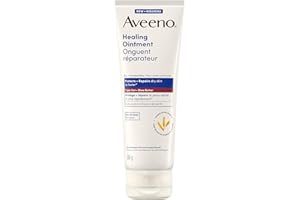 Aveeno Healing Ointment, with Triple Oat & Shea Butter to Repair & Protect Extra Dry, Cracked, Sensitive Skin, Fragrance-Free