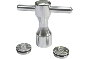 CHILXE 2pcs Golf Putter Weights 20g with Wrench Tool Kit Compatible with Scotty Cameron Newport Phamtom GoLo Futura Putters, Silver Golf Weights with Plastic Case