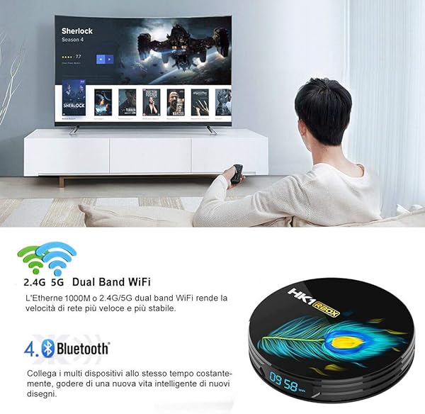 YP Android 11 0 TV Box4GB32GB TV Box Android with WiFi Dual 2 4G 5G Bluetooth USB 3 0 Smart TV Box Ultra HD 8K HDR Support U DiskTF Card for Home Entertainment
