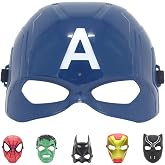 Avazera Superhero mask for Kids，Super hero Costumes Children's Birthday Parties,Boy Toys Gifts for Halloween Cosplay Parties (Blue mask)