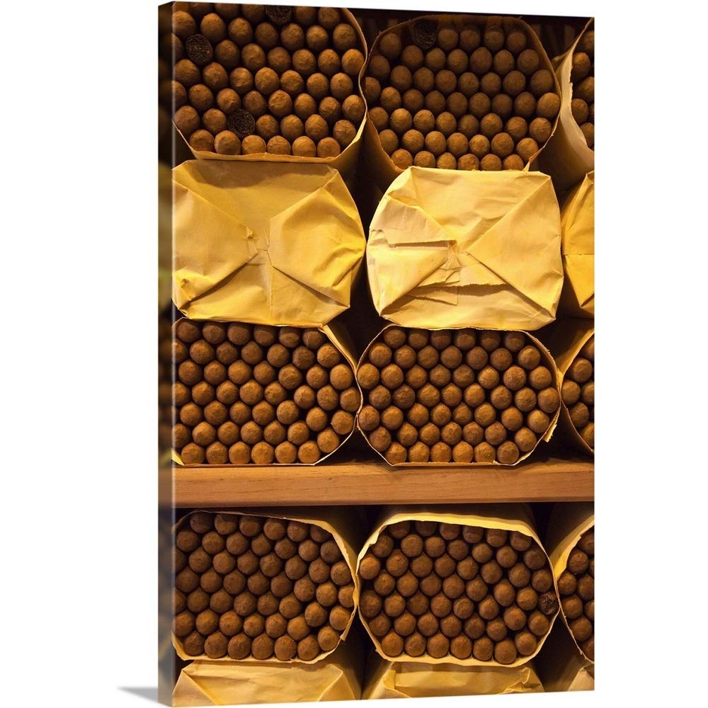 Dominican Republic, Santo Domingo, Cohiba Cigars Canvas Wall Art Print, 16"x24"x1.25"