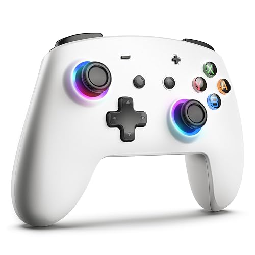 ECHTPower Wireless PC Gaming Controller - Hall Effect Joystick, 2.4G ...