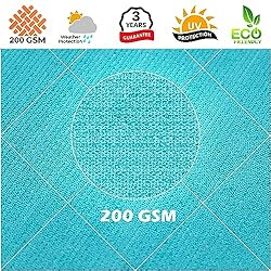 Royal Shade 10' x 10' Turquoise Square Sun Shade
