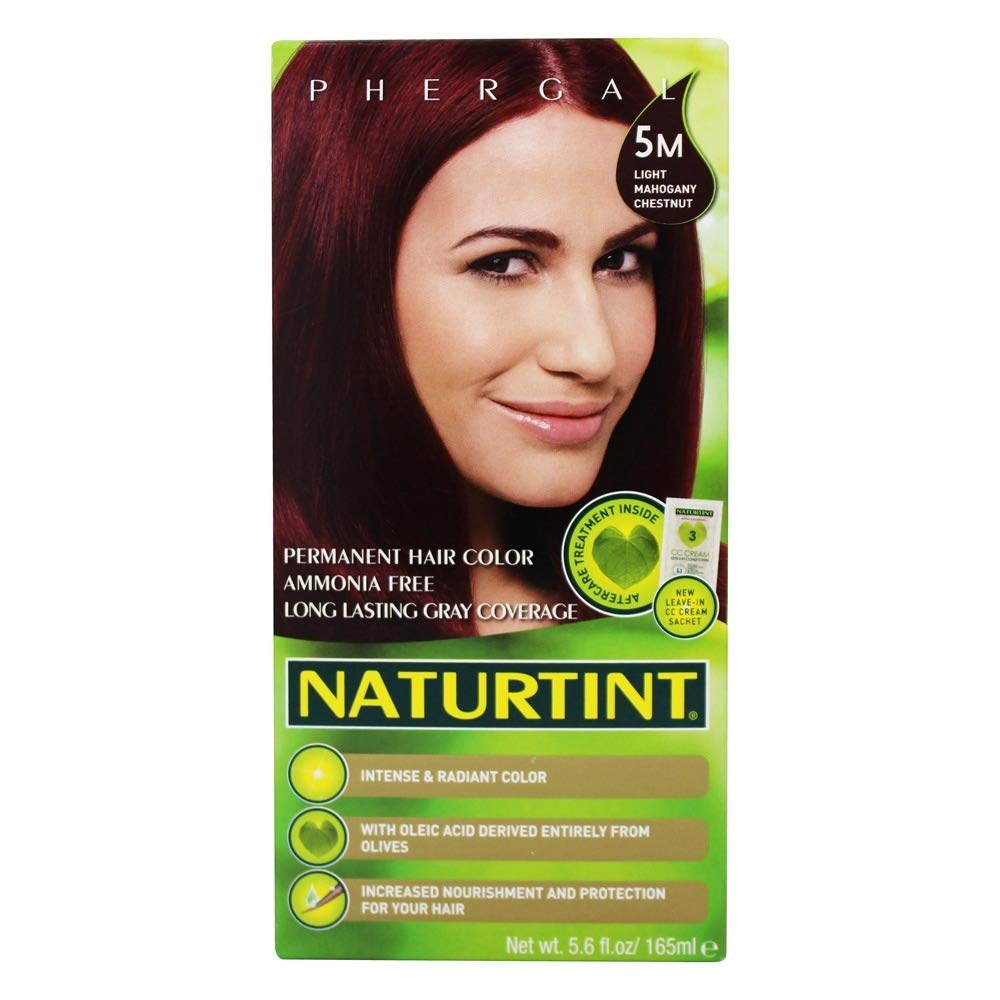 Naturtint Permanent 5M Light Mahogany Chestnut 165ml (Packaging may Vary)