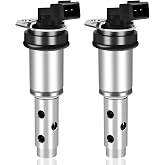 FAERSI 2 PCS Engine Variable Timing Oil Control Valve Solenoid VVT | 11367585425 Replacement for BMW VANOS 328i 328xi 323i 325i 330i 528i 530i 335i 525xi 535i 540i X3 Z4 2.0L 2.5L 2.8L 3.0L