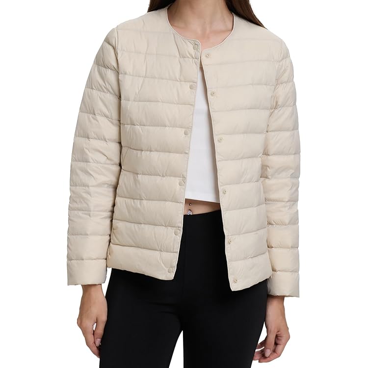 Amazon.com: Women Ultra Lightweight Down Jacket Packable