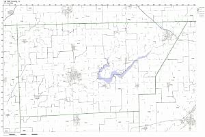 Amazon.com: Dewitt County, Illinois IL ZIP Code Map Not Laminated: Home