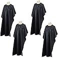 OBTANIM Hair Salon Capes with Snap Closure Waterproof Hairdressing Styling Hair Cutting Coloring Gown Professional Nylon Cape