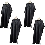 OBTANIM Hair Salon Capes with Snap Closure Waterproof Hairdressing Styling Hair Cutting Coloring Gown Professional Nylon Cape